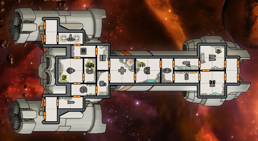 The ship with all systems installed
