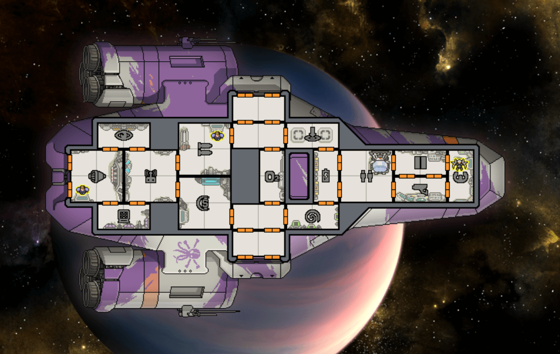 The ship with all systems installed
